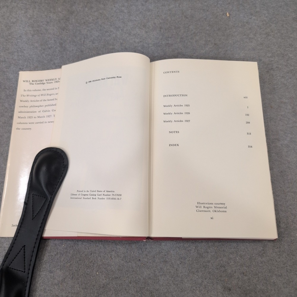 Will Rogers Weekly Articles Vol 2 The Coolidge Years 1925-1927 Hardcover 1980 - Picture 6 of 7